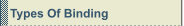 Types Of Binding